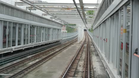 metro station tunnel view