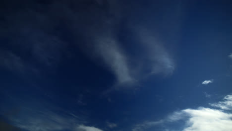 time lapse of clouds clearing off