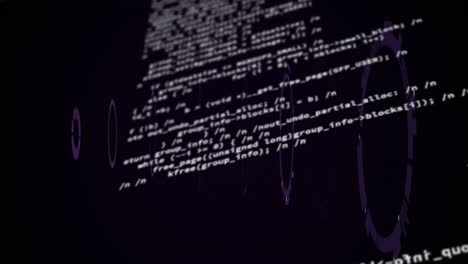 animación del procesamiento de datos a través del escaneo de visores