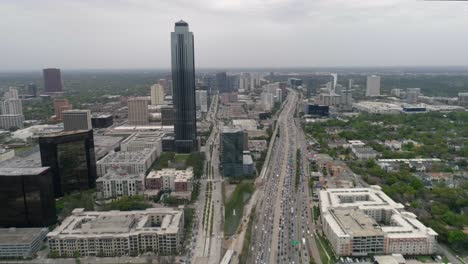 this video is about an aerial view of the williams tower and galleria mall area in houston, texas