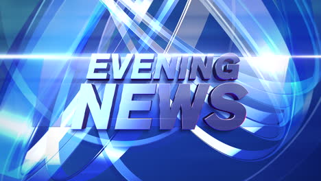 Text-Evening-News-and-news-intro-graphic-with-lines