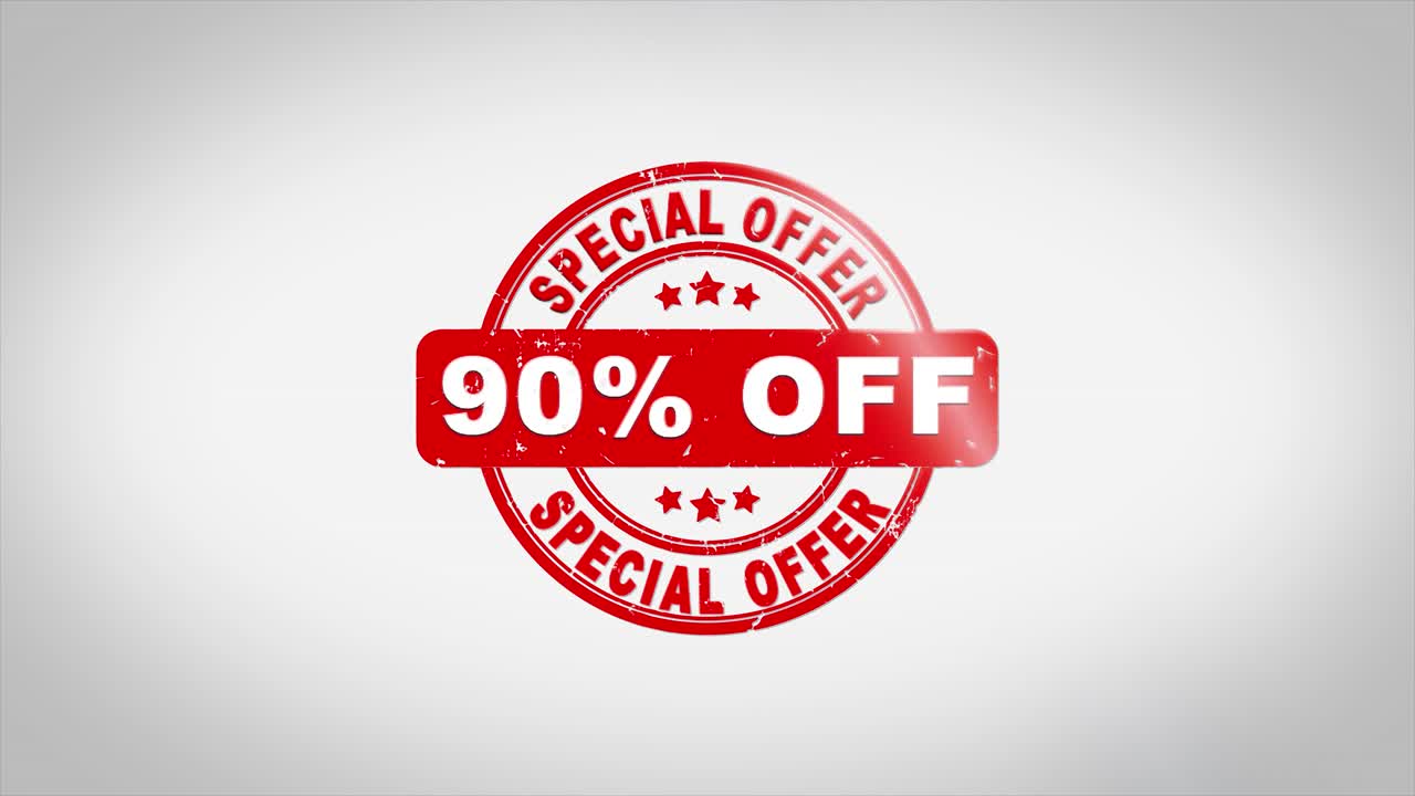 90% Off Special Offer