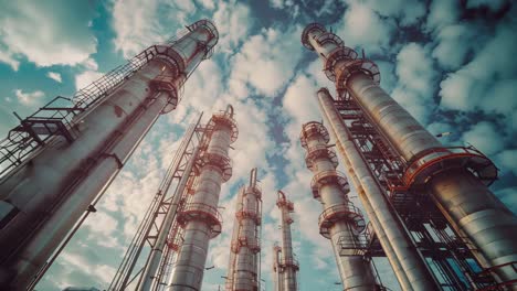 oil refinery industrial complex