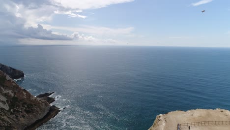 vista aérea de la iglesia de cabo espichel sesimbra portugal
