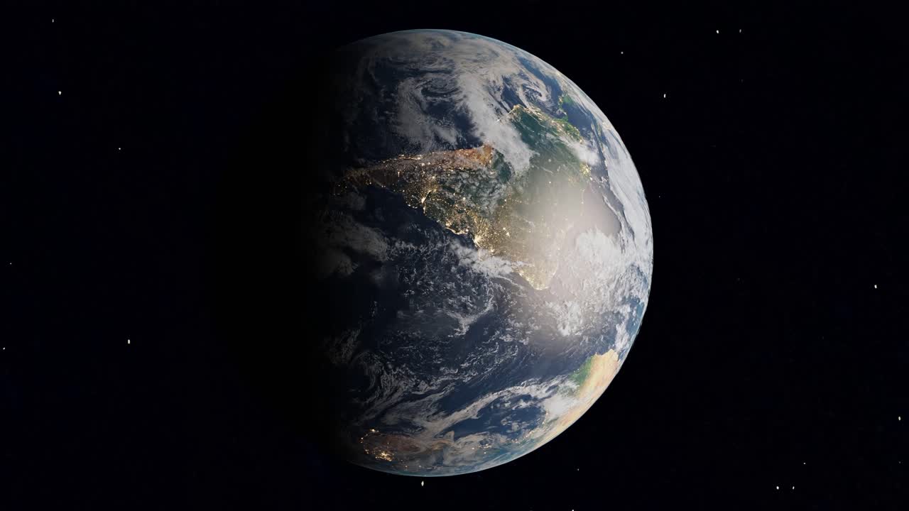 Dawning Radiance: Earth's Early Light vertical