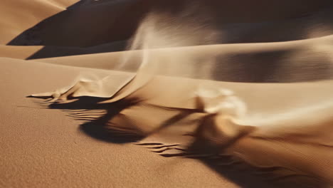 wind-sculpted sand dunes