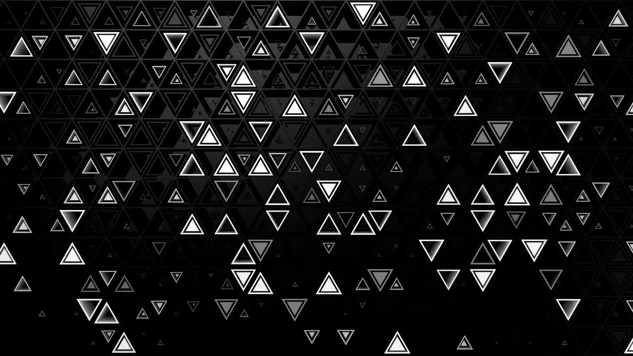 el fondo de los triángulos