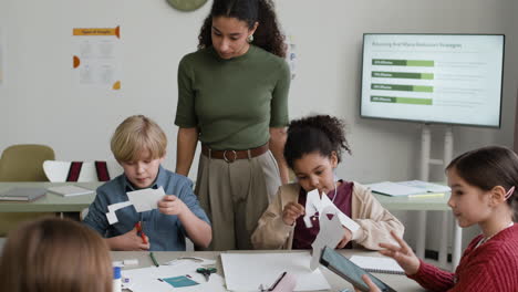 Classroom Activity: Paper Craft and Environmental Presentation