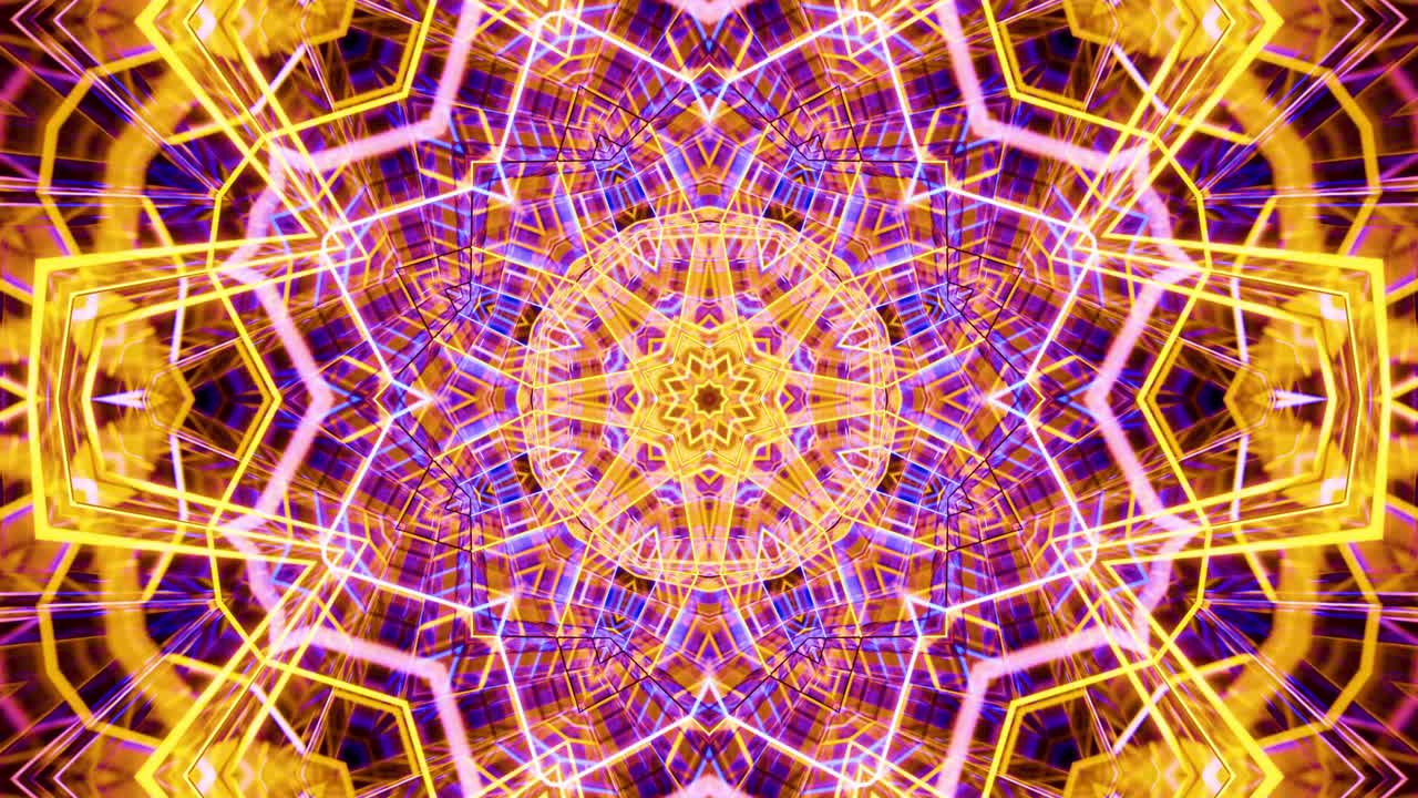 fondo de vídeo de caleidoscopio para vídeo en bucle vertical vj