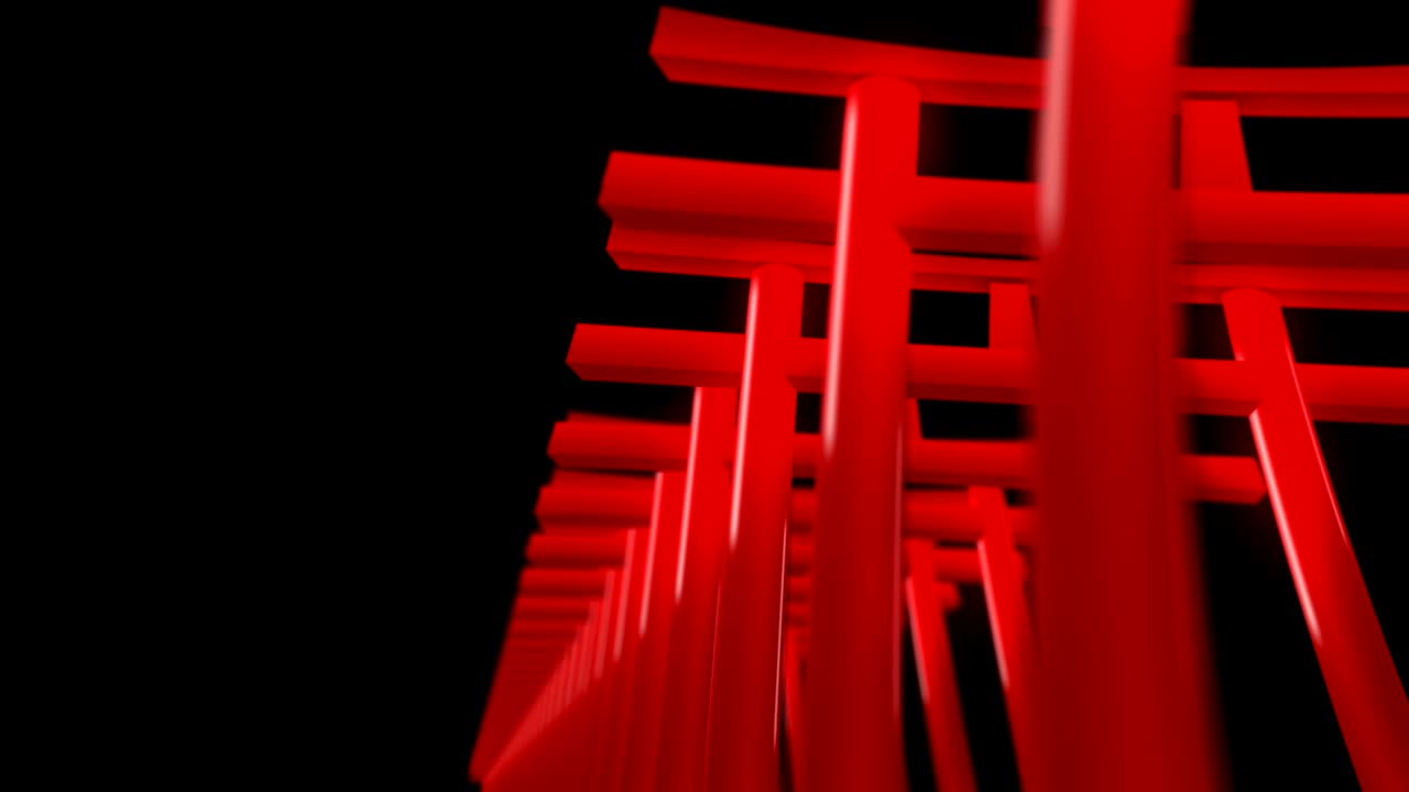 일본의 은 토리 게이트, 전통적인 일본 애니메이션, 루프