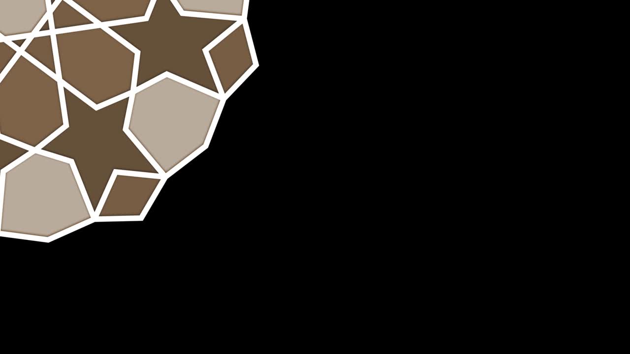 ramadán trasfondo islámico - 4k ramadán islámico - formas geométricas - (loopable) -