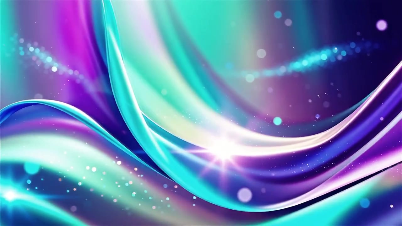 Abstract Flowing Light Waves Background