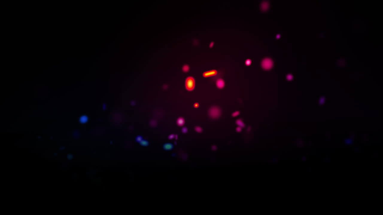 macchie luminose e particelle galleggianti