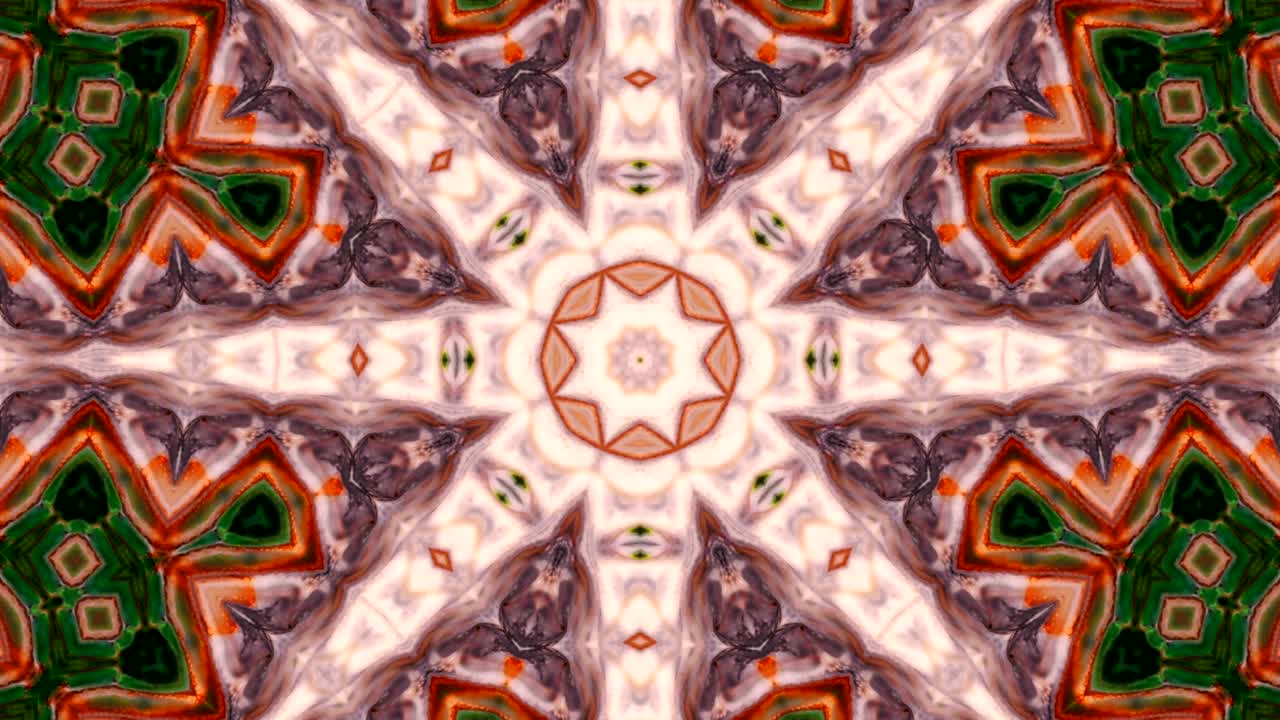 movimiento de fondo de kaleidoscopio abstractamente colorido