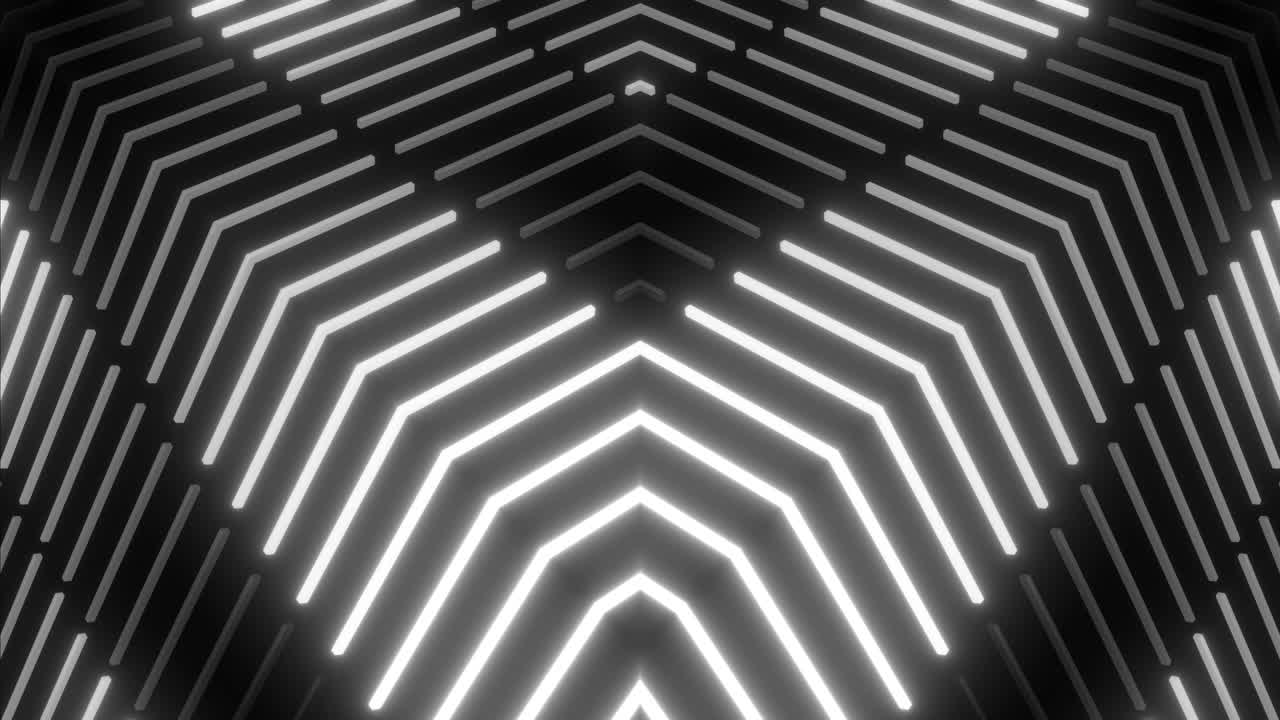 Abstract Neon Geometric Pattern