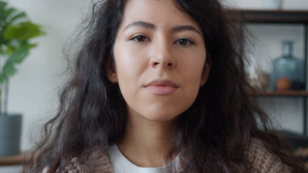 retrato en primer plano de una mujer