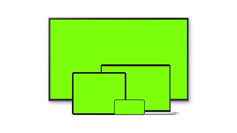 modelos animados: televisor, portátil, tableta y teléfono