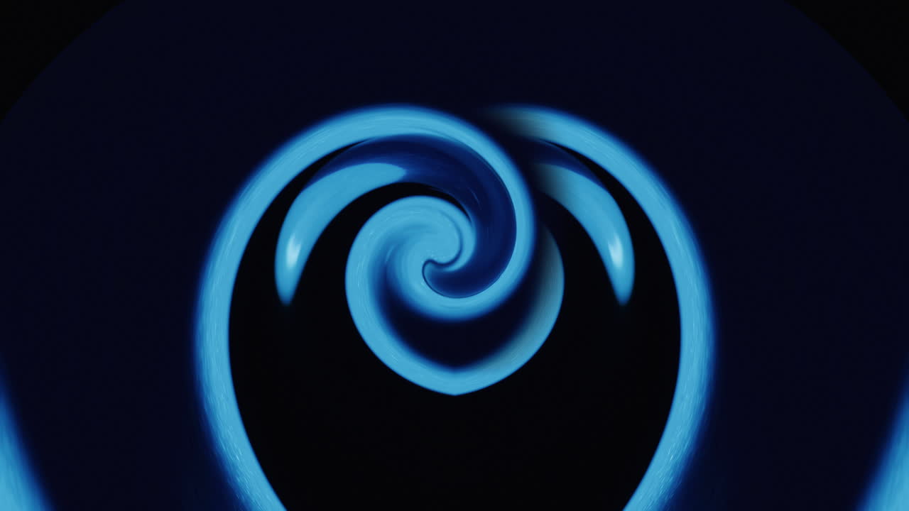 추상 파란색 나선