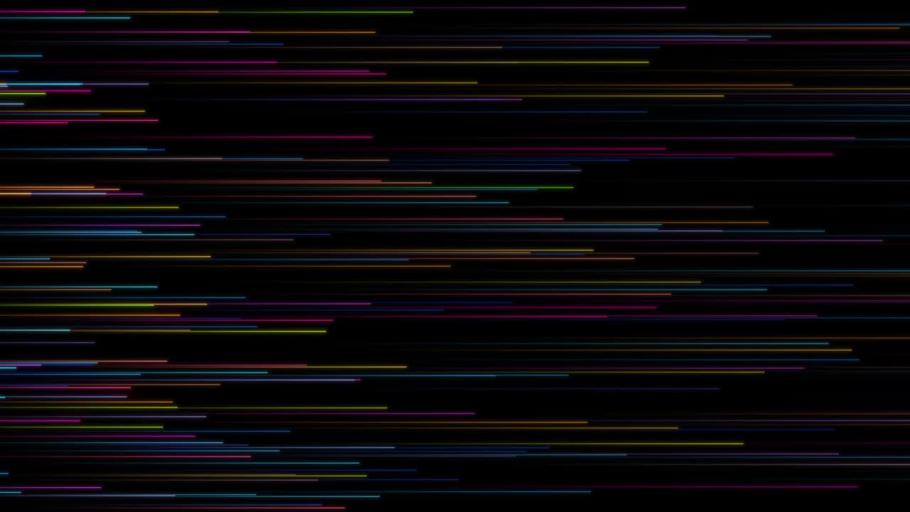 Abstract Colorful Streaks Moving Left to Right Looping Background