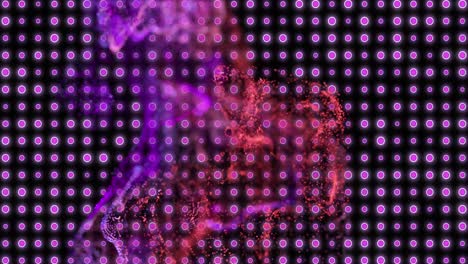 animación de formas en movimiento sobre fondo negro
