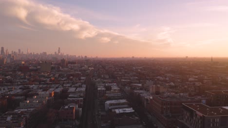 4k-Cinematic-Aerial-footage-Chicago,-Illinois,-USA