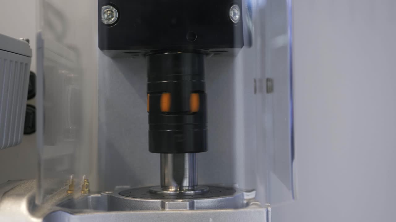 산업 기계 부품의 클로즈업