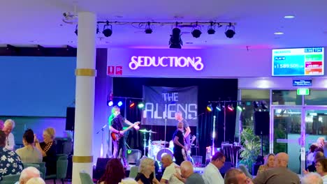 band 'the aliens' performing at seduction venue