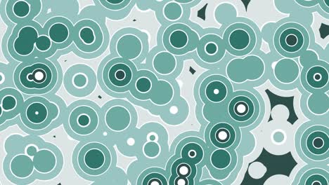 abstract background animation of moving round shapes pattern. seamless loop animated background, wallpaper.