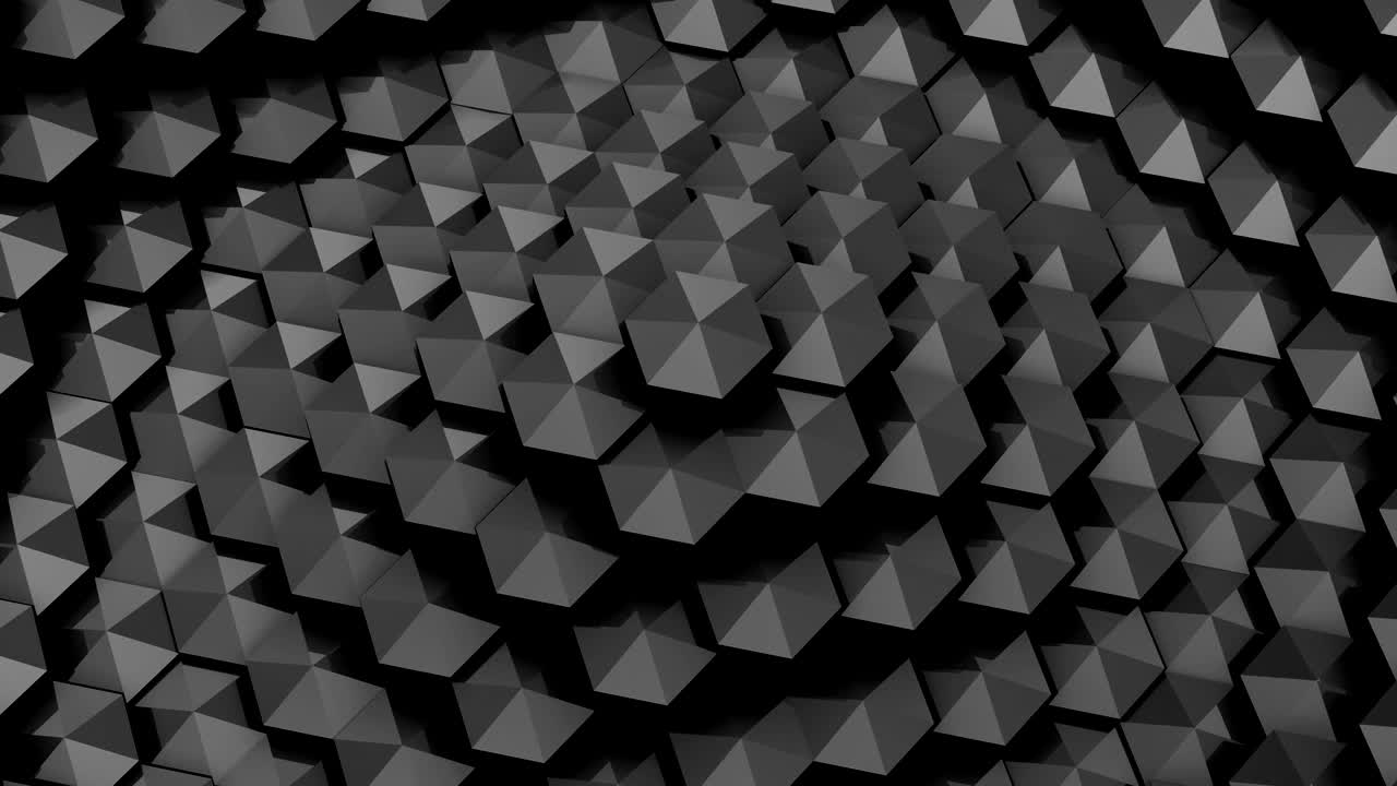 шестиугольники сформировали волну