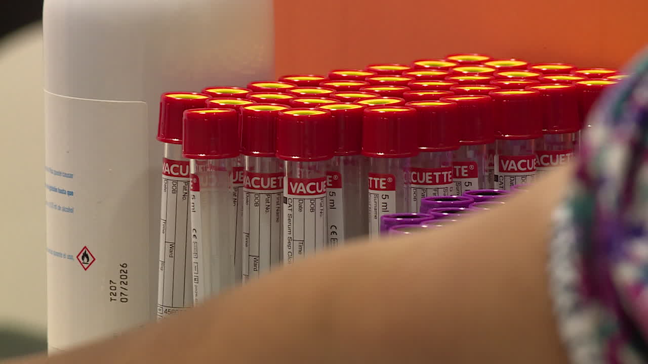 procedimiento de extracción de sangre