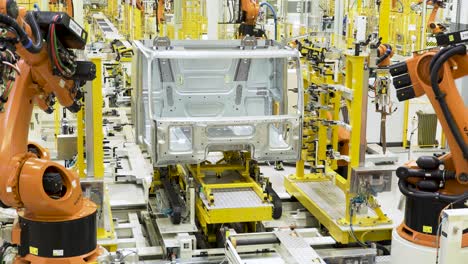 línea automatizada de ensamblaje de carrocerías de camiones
