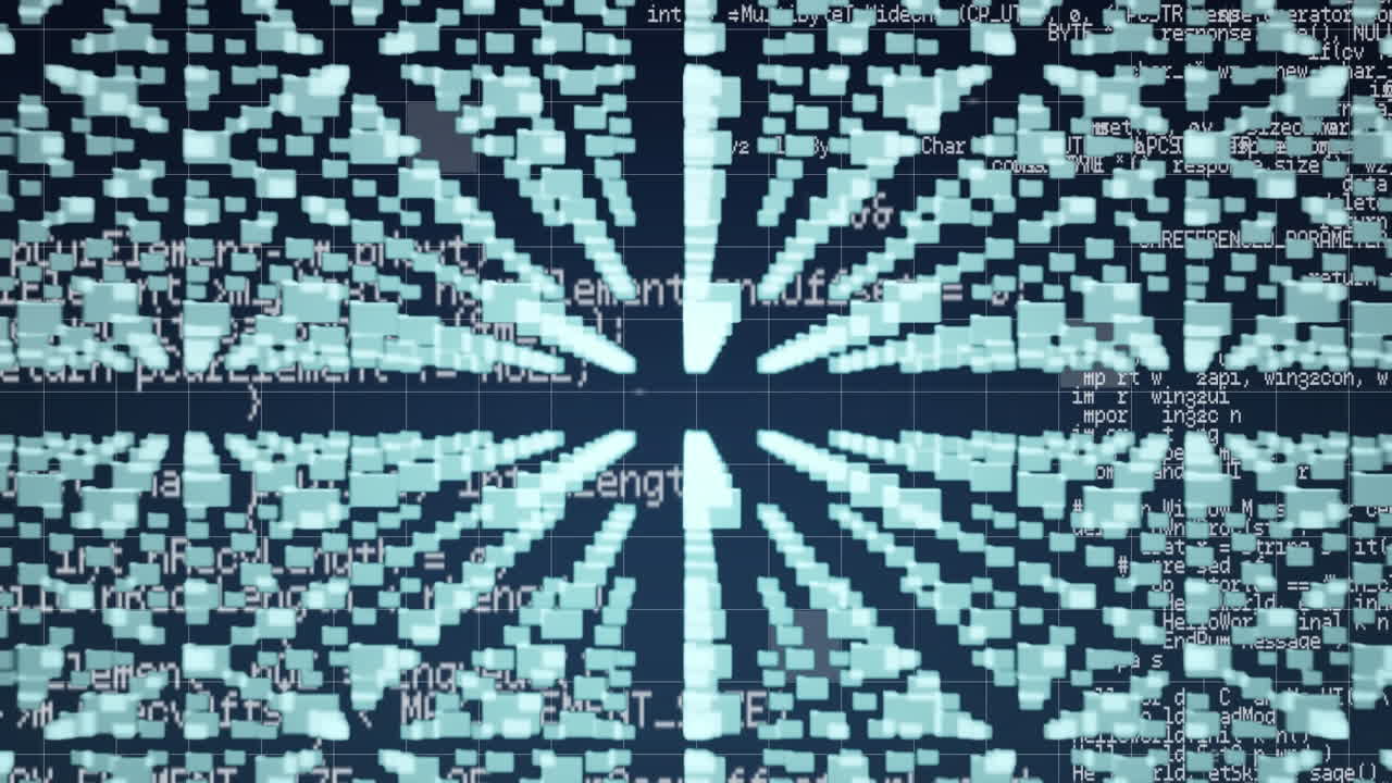 animación del candado de seguridad en línea formado con placa de circuito de computadora y procesamiento de datos