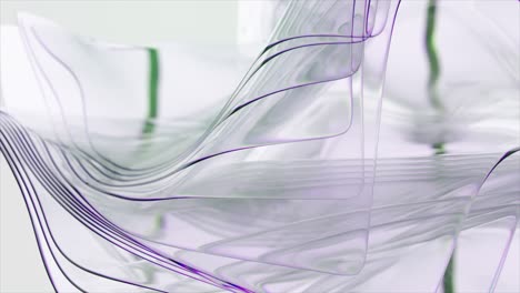formas abstractas de vidrio