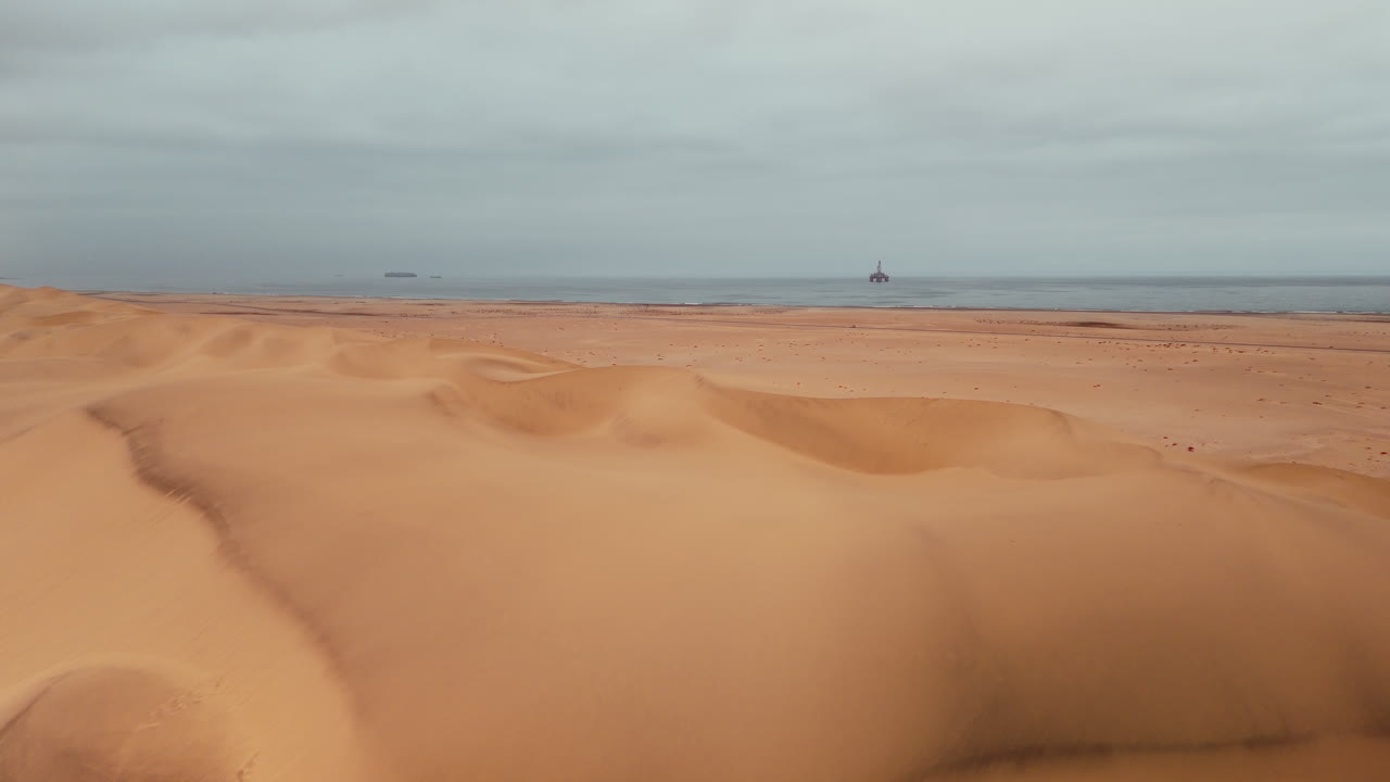 Desert Coastline with Ocean View