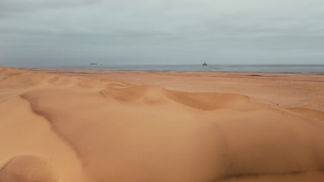 desert coastline with ocean view