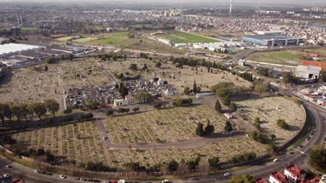 circular cemetery, cementerio de flores in buenos aires city, argentina