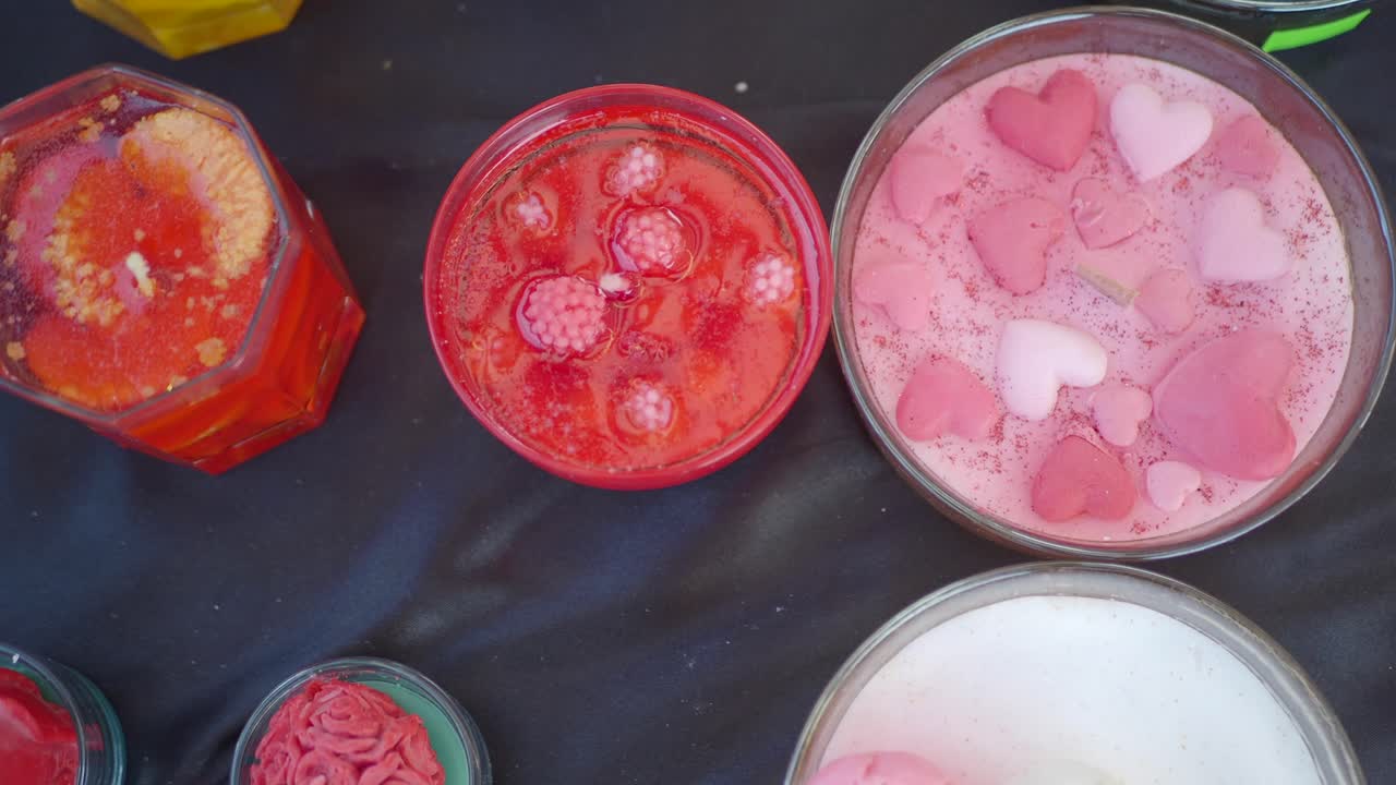 심장 모양의 불