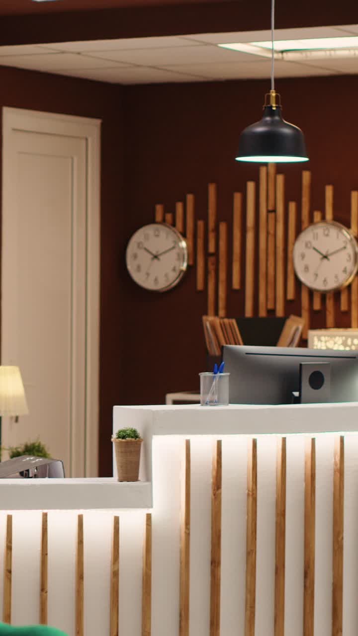 Interior design per area reception
