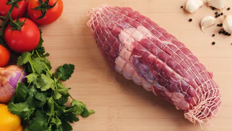 raw beef roast ready to cook