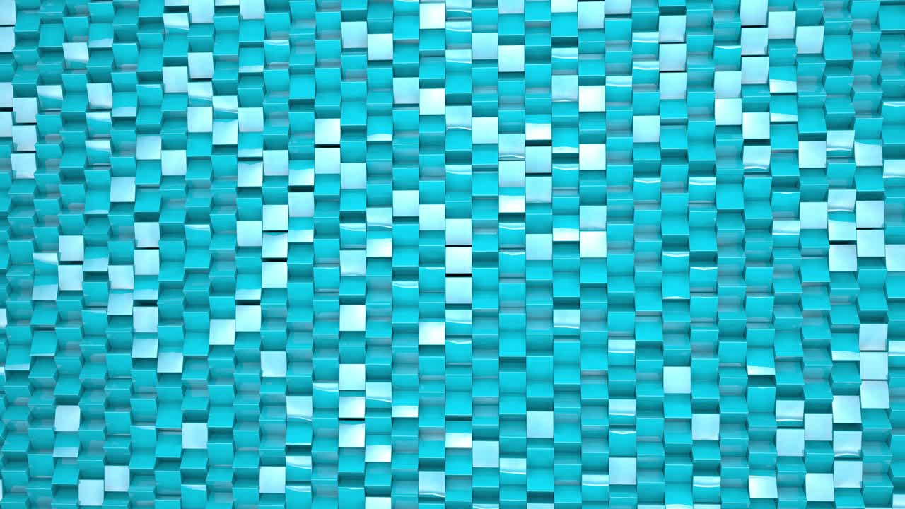 Loop 3D background of small cubes