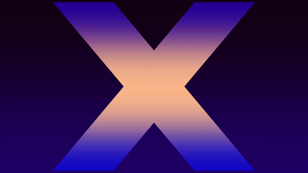 cruz grande azul con gradiente