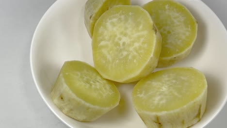 patatas dulces en rodajas