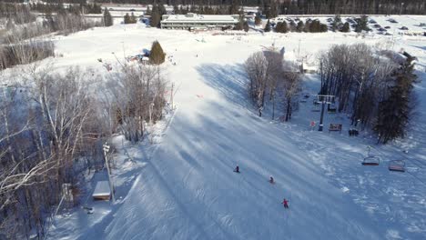 snowy mountains, skiing and snowboarding, activity in vacations, fitness and great landscape, winter, view from above