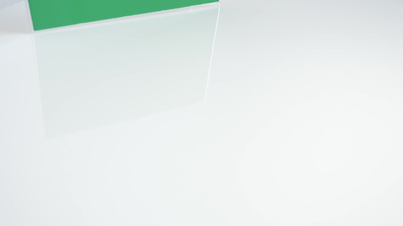 Green screen empty photo frame