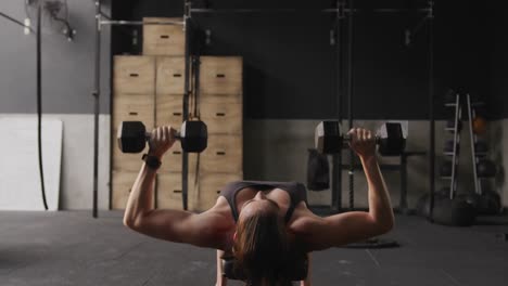 cross training at a gym