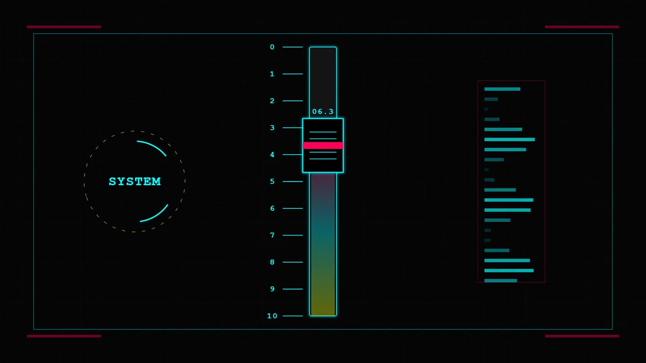 Interfaccia Digitale che Mostra Errore di Sistema e Barra di Caricamento