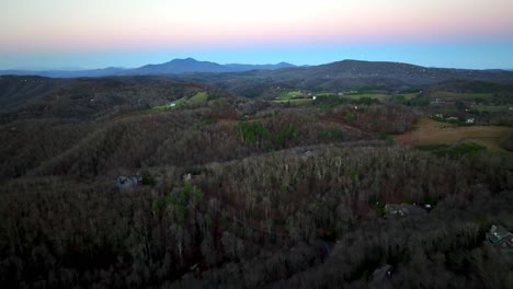 Grandfather-mountain-aerial-pullout-in-4k-in-winter