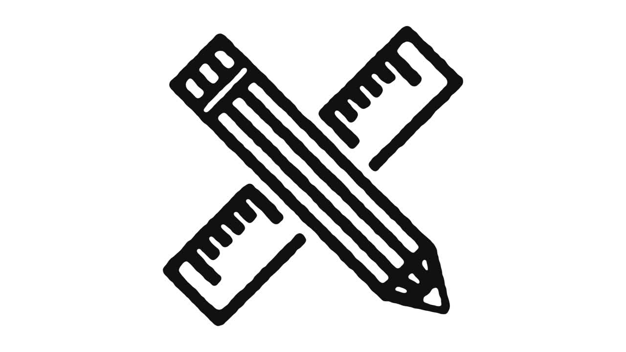 그림 아이콘 애니메이션 영상 및 알파 채널