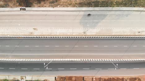 Vista-Aérea-De-La-Carretera-En-Punjab