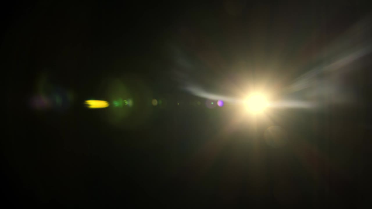 abstractas llamaradas solares naturales en el negro